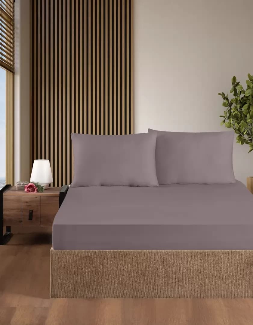 Простирадло на гумці First Choice cатин Lilac