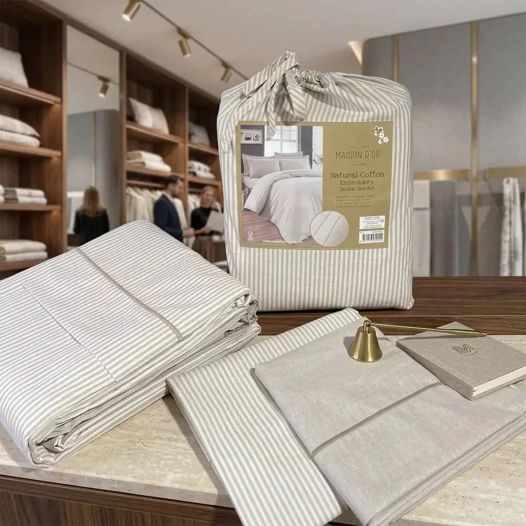 Комплект постільної білизни бавовна Maison D'or Natural Ince