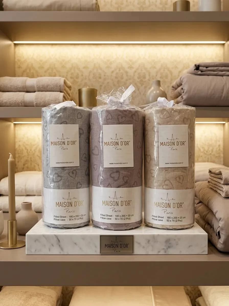Комплект постільної білизни бавовна Maison D'or Natural Genis