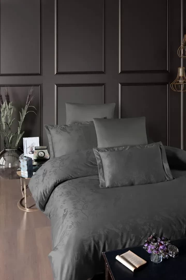 Постільна білизна жаккард Stesha Anthracite