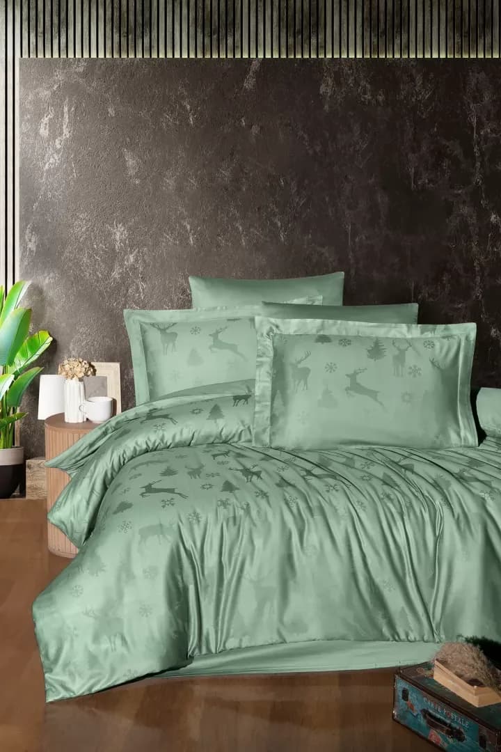 Постільна білизна жаккард Midas Crepe Green