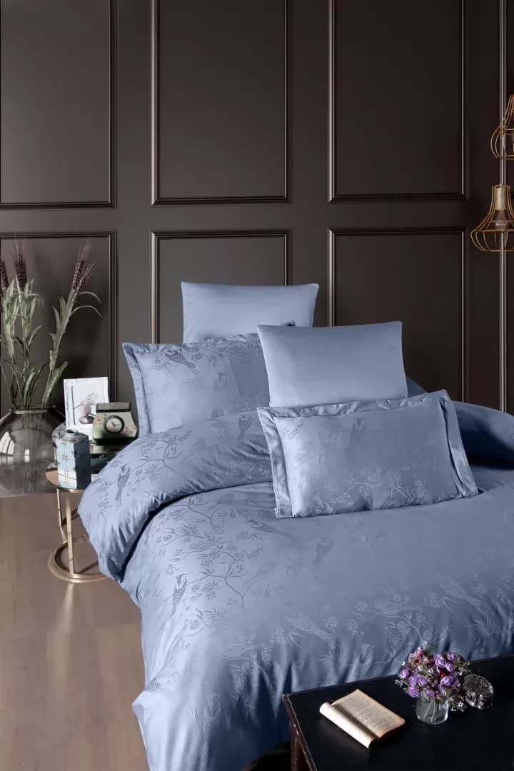 Постільна білизна жаккард Stesha Dusty Blue