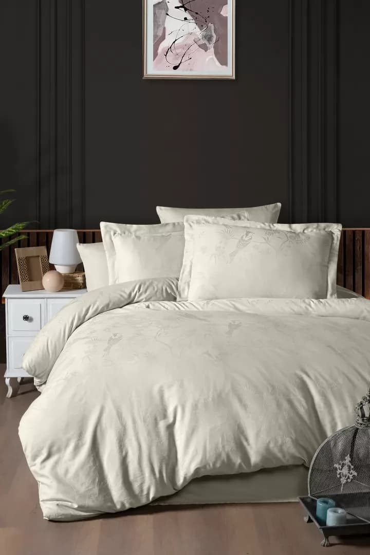 Постільна білизна жаккард Stesha Beige