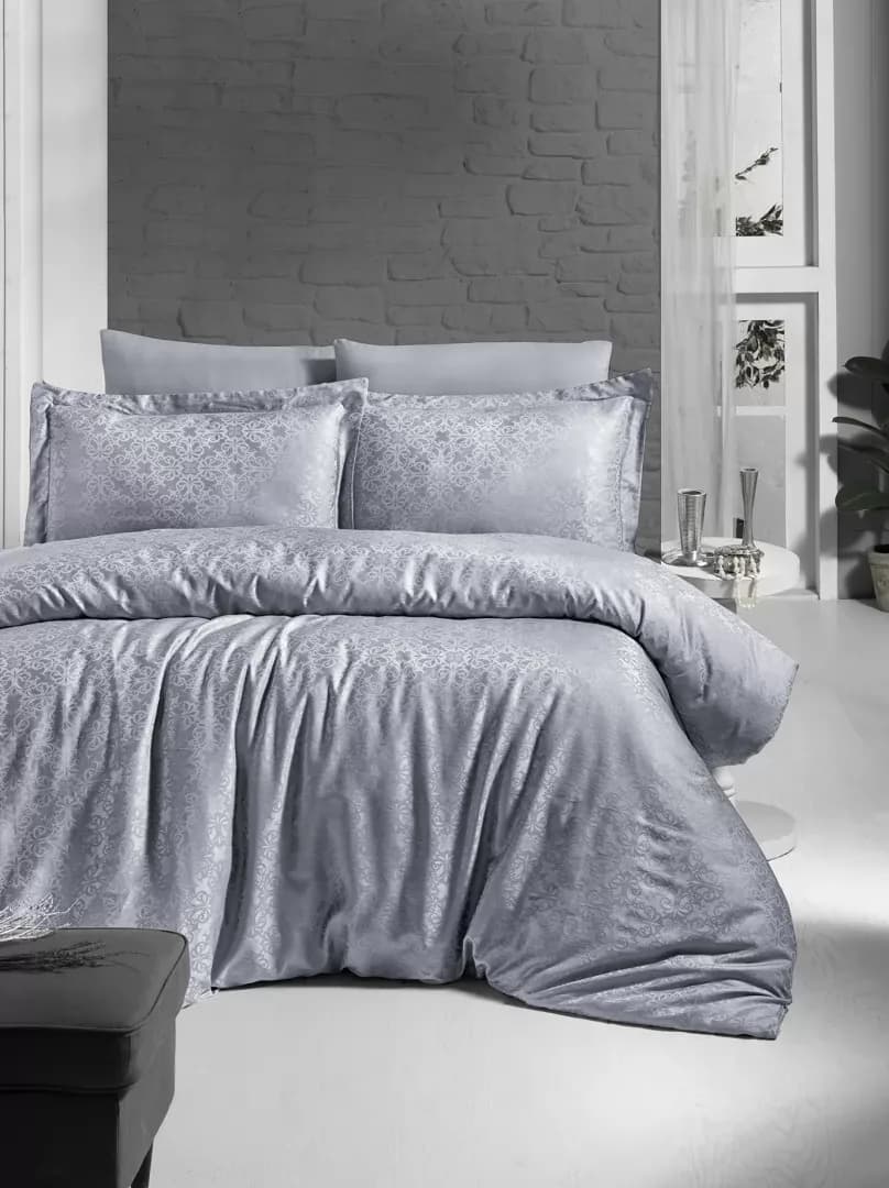 Постільна білизна жаккард Lamone Grey