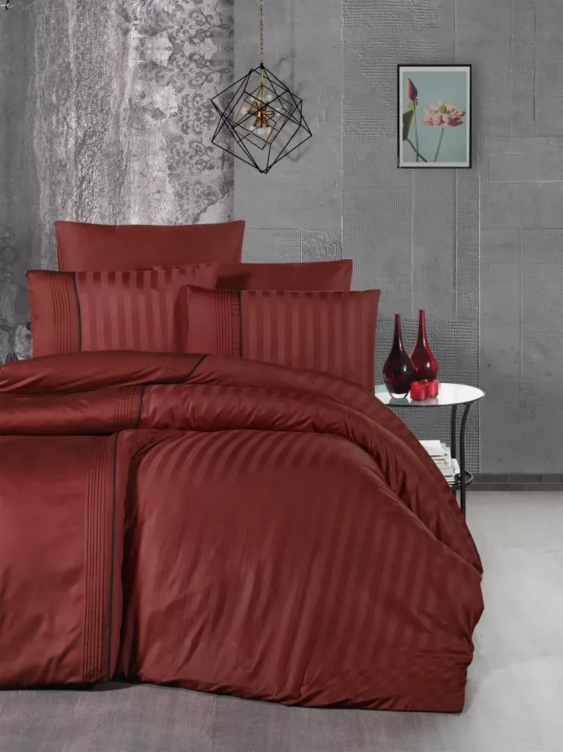 Постільна білизна Delux сатин Modalife Cinnamon