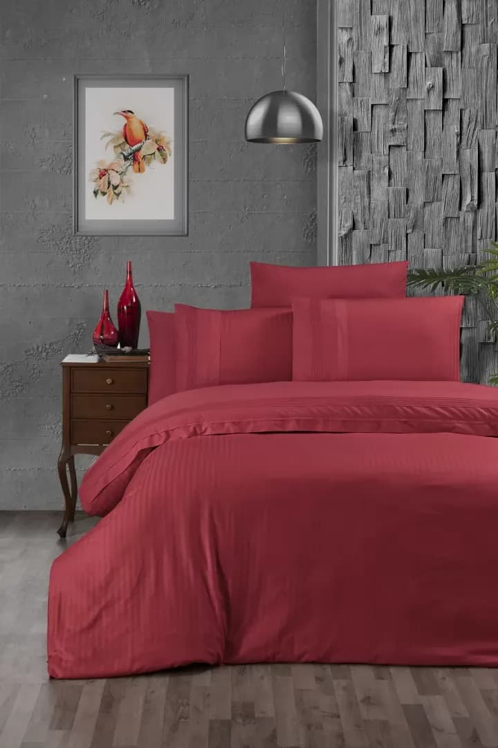 Постільна білизна ранфорс Deluxe Gala Red