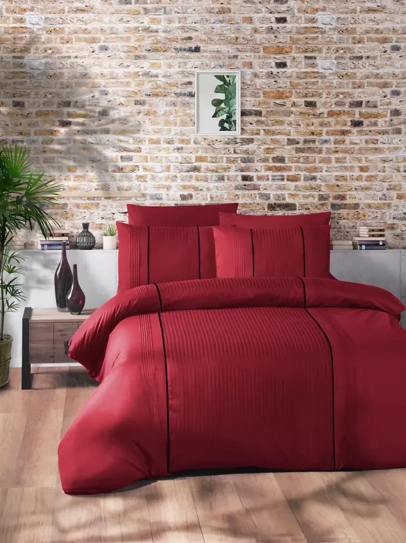 Постільна білизна ранфорс Deluxe Elegant Red