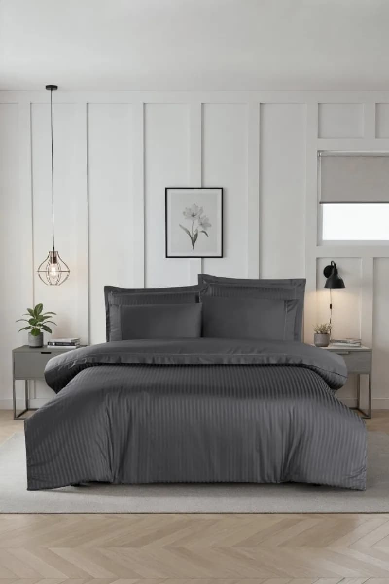Постільна білизна сатин преміум MS-1238 ORCELLA GREY La Romano