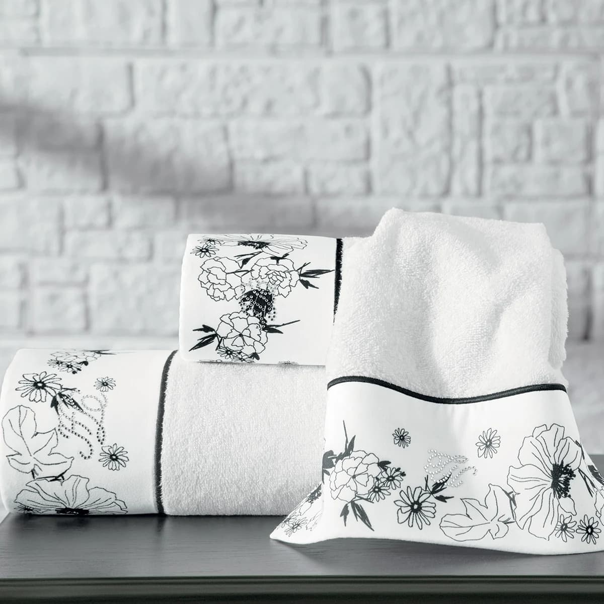 Набір рушників (3 одиниці) White Flowers
