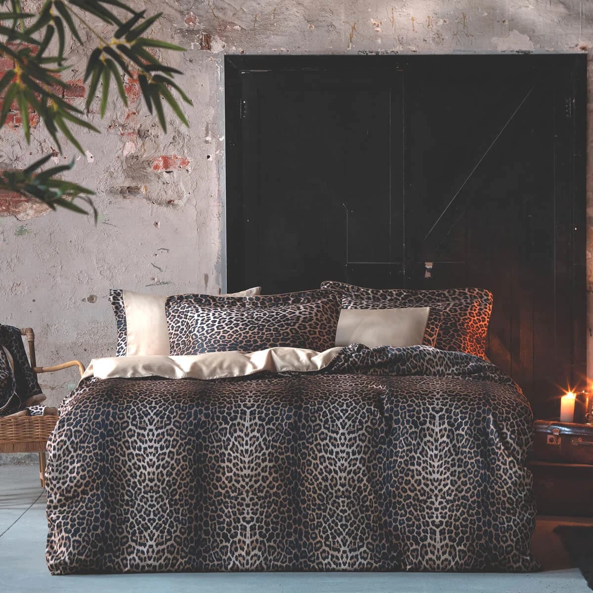 Постільної білизна (6 предметів) Crush Saten Leopard